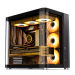 Jonsbo TK-2 Glass Gaming Case - Black + 3x RS120 RGB Fans